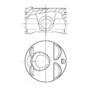 Поршень NURAL 87-435100-00