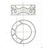 Поршень NURAL 87-436708-00