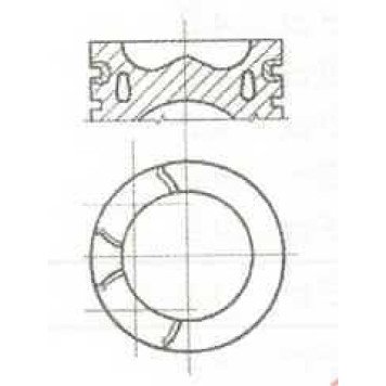 Поршень NURAL 87-436708-00