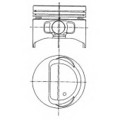 Поршень NURAL 87-436800-00