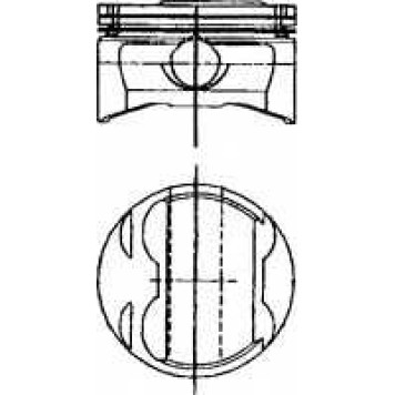 Поршень NURAL 87-520500-00