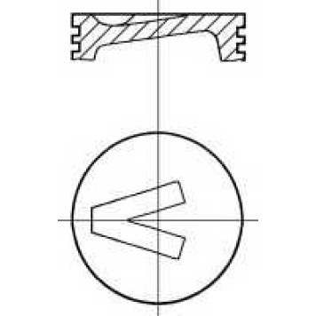 Поршень NURAL 87-704500-00