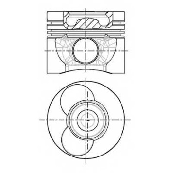 Поршень NURAL 87-743100-00