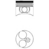 Поршень NURAL 87-743607-10