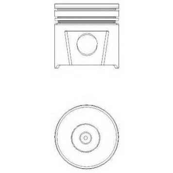 Поршень NURAL 87-784821-00