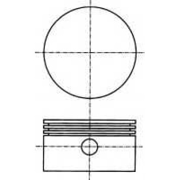 Поршень NURAL 87-990707-00