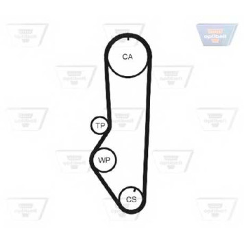Ремень ГРМ OPTIBELT HR 58097 x 19,75 mm / ZRK 1107-1