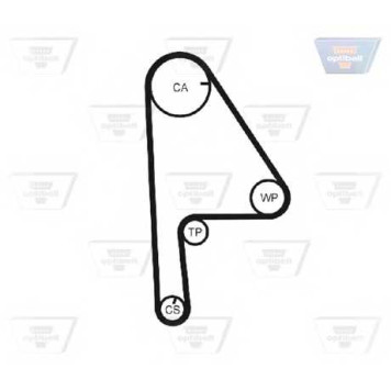 Ремень ГРМ OPTIBELT HR 76103 x 22 mm / ZRK 1396-1