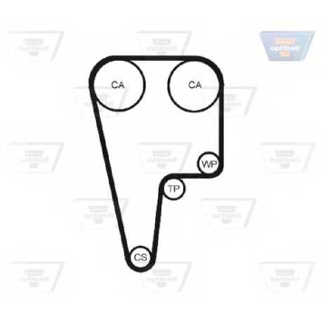 Ремень ГРМ OPTIBELT HR 76126 x 26 mm / ZRK 1400-1