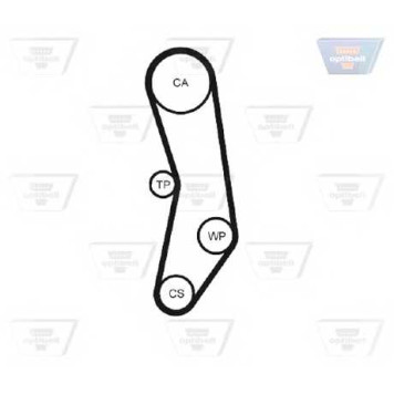 Ремень ГРМ OPTIBELT HR 90151 x 19 mm / ZRK 1221-1