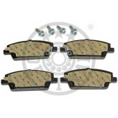 Колодки тормозные дисковые передний для HONDA CIVIC(FA,FD,FK,FN) <b>OPTIMAL 12386</b>