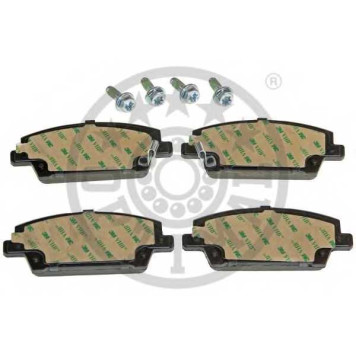 Колодки тормозные дисковые передний для HONDA CIVIC(FA,FD,FK,FN) <b>OPTIMAL 12386</b>