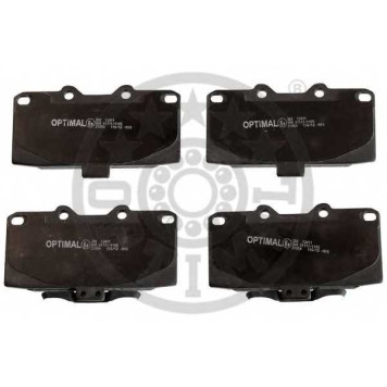 Колодки тормозные дисковые передний для SUBARU IMPREZA(GD,GG) <b>OPTIMAL 12411</b>