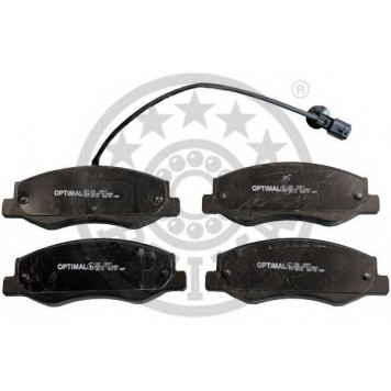 Колодки тормозные дисковые задний для OPEL MOVANO / RENAULT MASTER(EV,FV,HV,JV,UV) <b>OPTIMAL 12417</b>