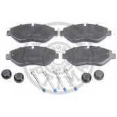 Колодки тормозные дисковые передний для MERCEDES SPRINTER(906,909), V(W447), VIANO(W639), VITO Mixto(W447), VITO(W447,W639) / VW CRAFTER(2E#,2F#) <b>OPTIMAL 12297 / 29192</b>