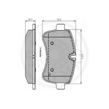 Колодки тормозные дисковые задний <b>OPTIMAL 12339 / 29232</b>-2