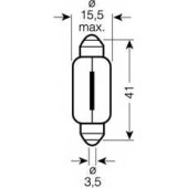 Лампа накаливания C21W 12В 21Вт OSRAM 6476