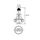 Лампа накаливания H13 12В 65/55Вт OSRAM 9008