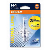 Лампа накаливания H4 12В 60/55Вт OSRAM OSRAM ULTRA LIFE 64193ULT-01B