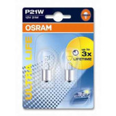 Лампа накаливания P21W 12В 21Вт OSRAM OSRAM ULTRA LIFE 7506ULT-02B