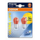 Лампа накаливания PY21W 12В 21Вт OSRAM OSRAM ULTRA LIFE 7507ULT-02B