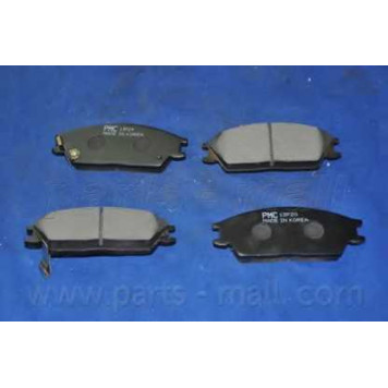 Колодки тормозные дисковые передний для HYUNDAI ACCENT(LC), GETZ(TB), LANTRA(J-1,J-2) <b>PARTS-MALL PKA-001</b>-1