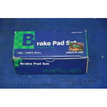 Колодки тормозные дисковые передний для HYUNDAI ACCENT(LC), GETZ(TB), LANTRA(J-1,J-2) <b>PARTS-MALL PKA-001</b>