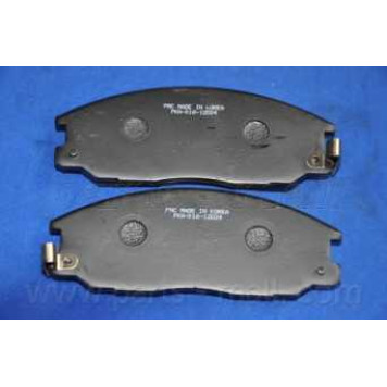 Колодки тормозные дисковые передний для HYUNDAI EQUUS / CENTENNIAL, SANTA FE(SM), TRAJET(FO) <b>PARTS-MALL PKA-016</b>-3