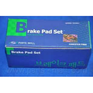 Колодки тормозные дисковые передний для HYUNDAI EQUUS / CENTENNIAL, SANTA FE(SM), TRAJET(FO) <b>PARTS-MALL PKA-016</b>