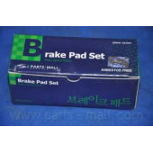 Колодки тормозные дисковые передний для SSANGYONG ACTYON SPORTS(QJ), ACTYON, KYRON, REXTON(GAB#) <b>PARTS-MALL PKA-027</b>