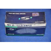 Колодки тормозные дисковые передний для HYUNDAI EQUUS / CENTENNIAL, TERRACAN(HP), TRAJET(FO), XG(XG) <b>PARTS-MALL PKA-031</b>