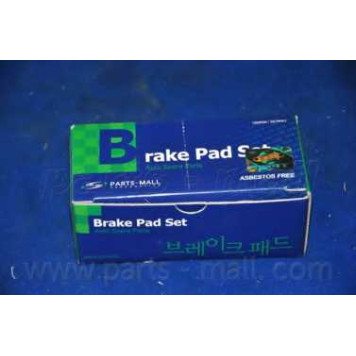 Колодки тормозные дисковые PARTS-MALL PKA-033