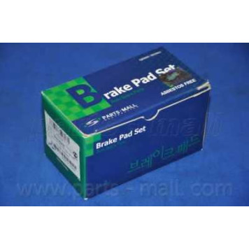 Колодки тормозные дисковые передний <b>PARTS-MALL PKA-034</b>
