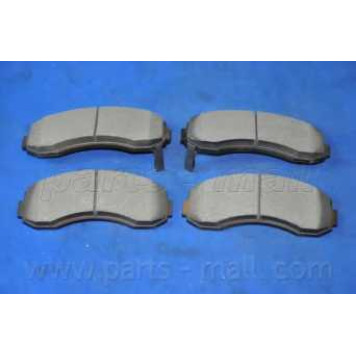 Колодки тормозные дисковые задний/передний <b>PARTS-MALL PKB-009</b>-1