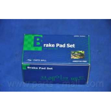 Колодки тормозные дисковые передний для KIA CARENS(FJ) <b>PARTS-MALL PKB-022</b>