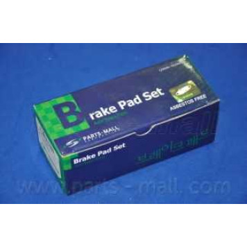 Колодки тормозные дисковые передний для KIA OPTIMA <b>PARTS-MALL PKB-036</b>