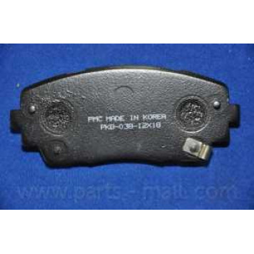 Колодки тормозные дисковые передний для KIA PICANTO(TA) <b>PARTS-MALL PKB-038</b>-3