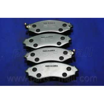 Колодки тормозные дисковые передний для CHEVROLET EPICA(KL1#) / DAEWOO LANOS(KLAT), LEGANZA(KLAV), MAGNUS, REZZO(KLAU) <b>PARTS-MALL PKC-008</b>-1