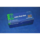 Колодки тормозные дисковые передний для TOYOTA AURIS(ADE15#, NDE15#, NRE15#, ZRE15#, ZZE15#), COROLLA(#E12J#, #E12T#, E15#) <b>PARTS-MALL PKF-010</b>