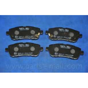 Колодки тормозные дисковые передний для FORD FIESTA / MAZDA 2(DE) <b>PARTS-MALL PKH-E05</b>-3