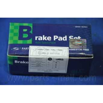 Колодки тормозные дисковые передний для FORD FIESTA / MAZDA 2(DE) <b>PARTS-MALL PKH-E05</b>