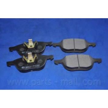 Колодки тормозные дисковые задний/передний для FORD C-MAX(DM2), FOCUS(DA#) / MAZDA 3(BK), 5(CR19) / VOLVO S40(MS), V50(MW) <b>PARTS-MALL PKH-E06</b>-1