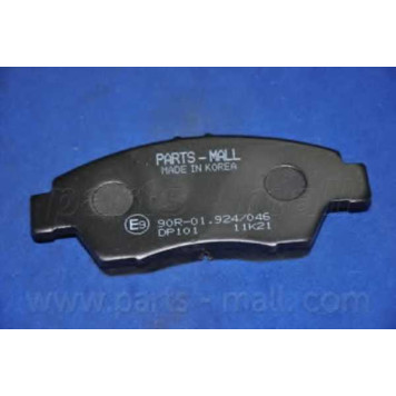 Колодки тормозные дисковые передний для HONDA CIVIC(EG,EH,EJ,EK,MA,MB,MC), CRX(ED,EE), JAZZ(GE) <b>PARTS-MALL PKJ-E05</b>-3