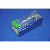 Колодки тормозные дисковые передний для NISSAN TIIDA(C11X) <b>PARTS-MALL PKW-011</b>