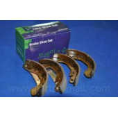 Комплект тормозных колодок задний для DAEWOO CIELO, ESPERO(KLEJ), LANOS(KLAT), LEMANS, NEXIA(KLETN), NUBIRA(KLAJ) <b>PARTS-MALL PLC-004</b>