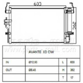 Конденсатор кондиционера PARTS-MALL PXNCA-073