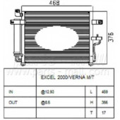Конденсатор кондиционера PARTS-MALL PXNCA-076