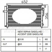 Конденсатор кондиционера PARTS-MALL PXNCA-090