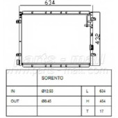 Конденсатор кондиционера PARTS-MALL PXNCB-038