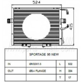 Конденсатор кондиционера PARTS-MALL PXNCB-046